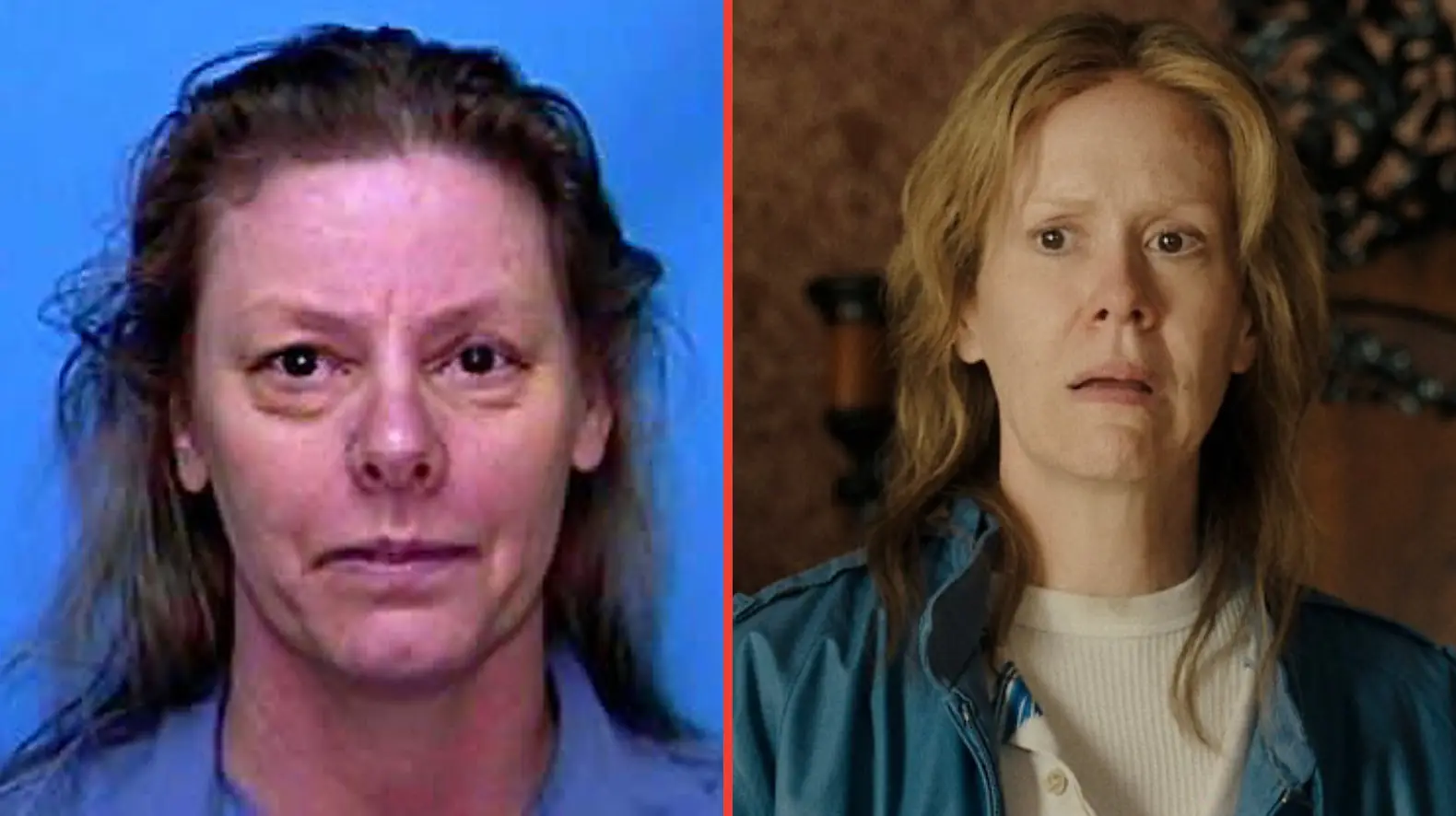 The inclusion of Aileen Wuornos has left a lot of people baffled (Florida DOC/Getty Images/Netflix)