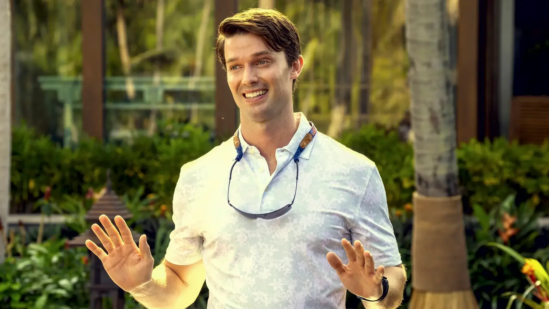 Patrick Schwarzenegger reveals how much his shocking incest White Lotus storyline character is inspired by his family