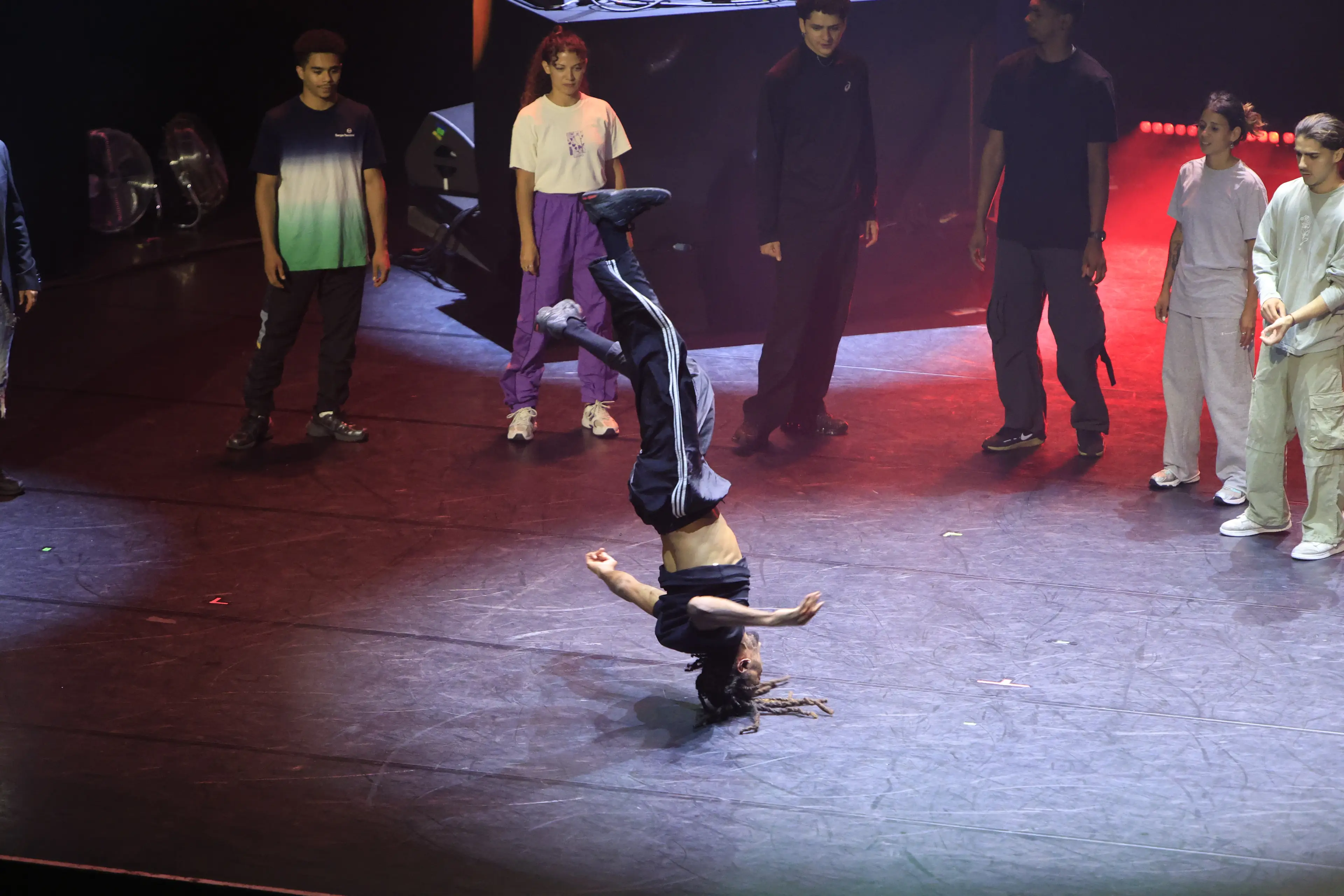 A breakdancing event in the build up to the Paris Olympics. (Julien M. Hekimian/Getty Images)