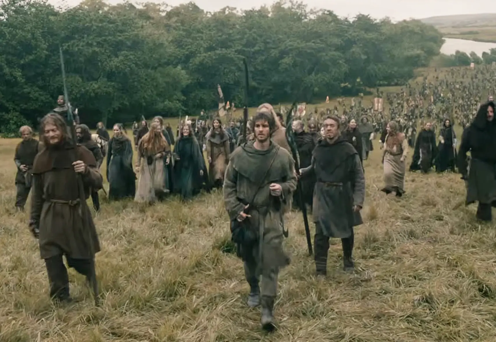 Andrew Garfield as The Ploughman in The Uprising (Focus Films)