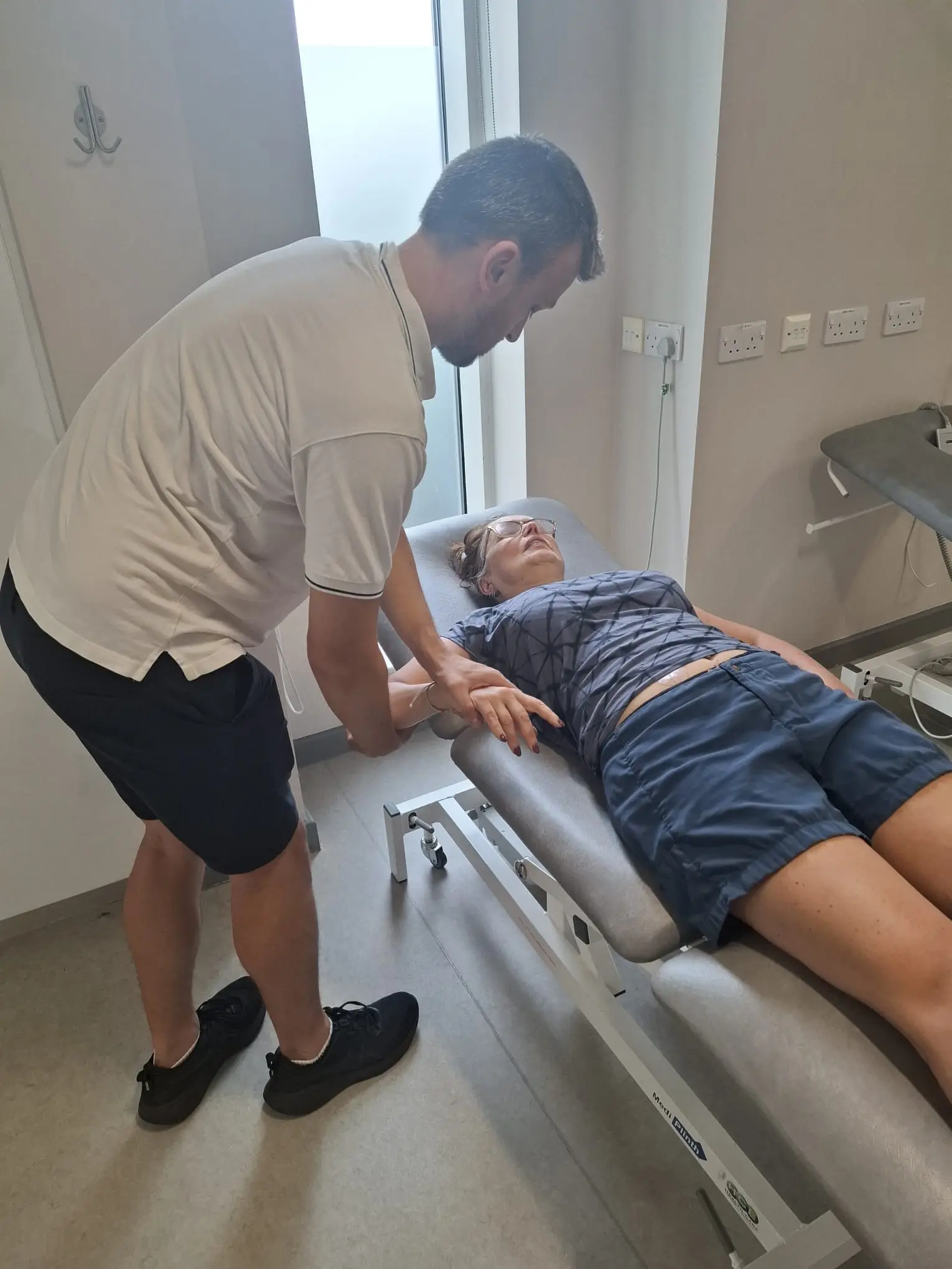 Jane now has physiotherapy (MFT)
