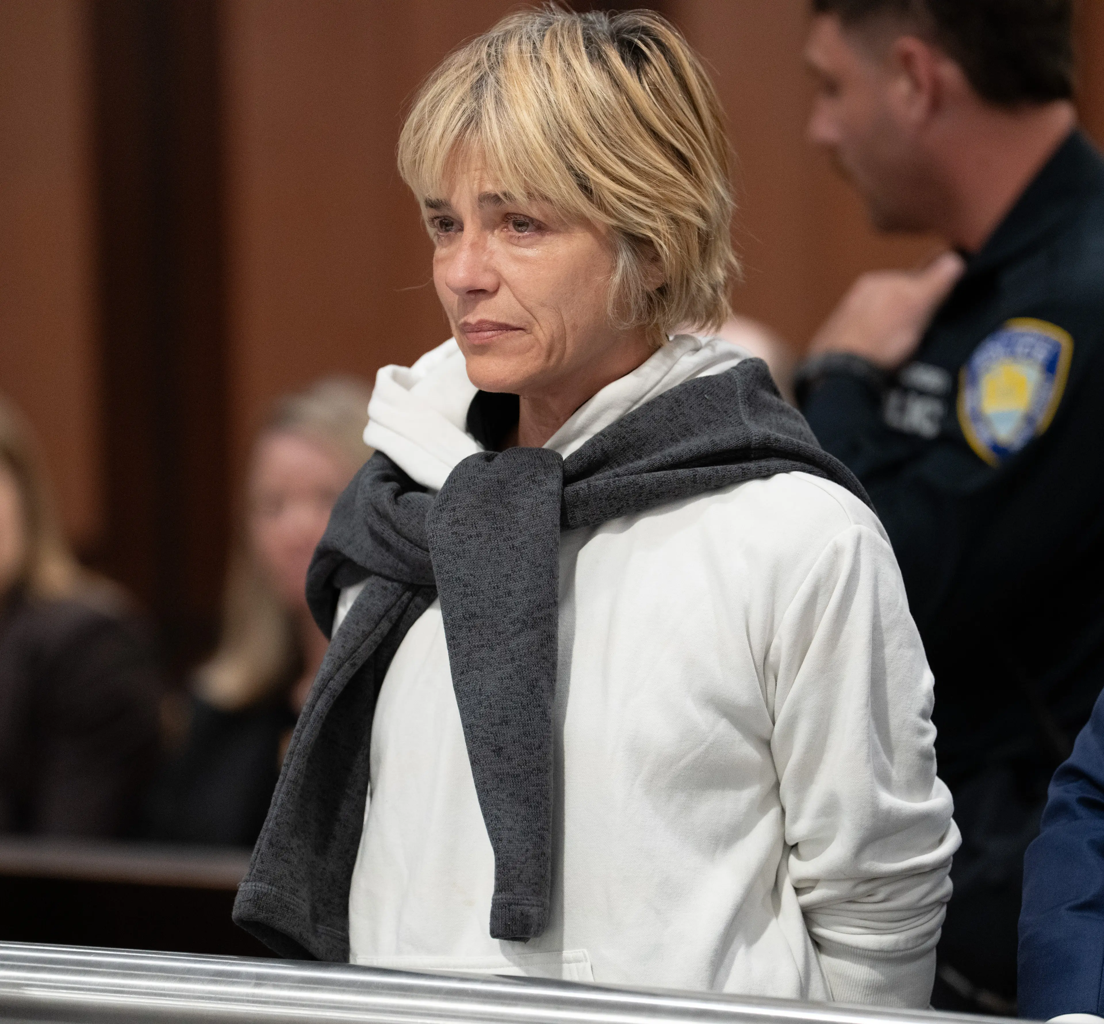 Blair appeared in court on 12 October. (Barry Williams / New York Daily News via Getty Images)