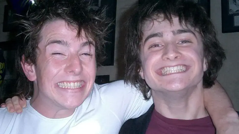 David Holmes and Daniel Radcliffe have been close since working on the films (Sky Documentaries)