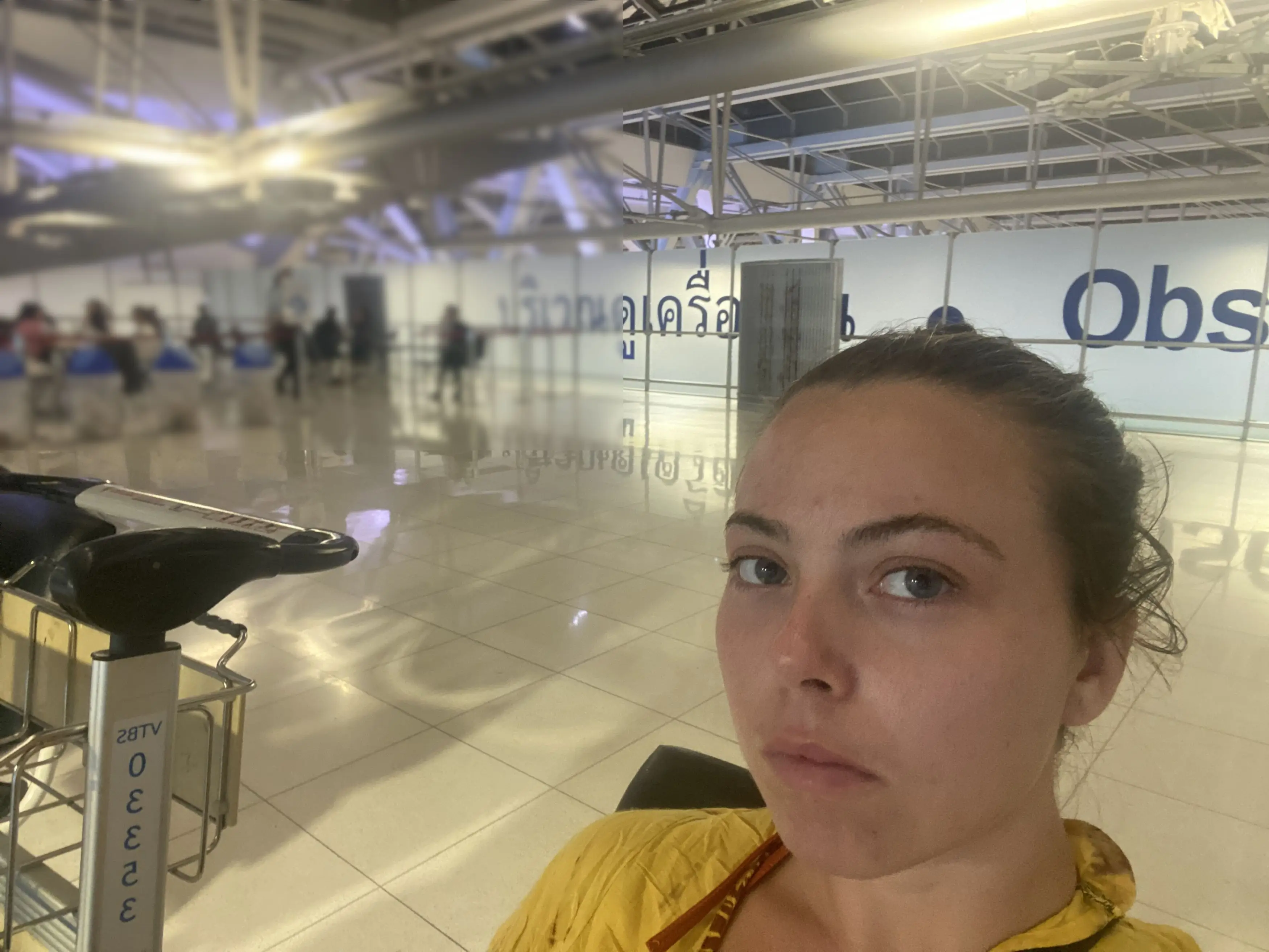 The yoga teacher had to fork out hundreds for another flight (Kennedy News and Media)