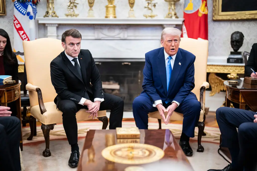 For some reason, the President of France was even present to hear the update (Jabin Botsford/The Washington Post via Getty Images)