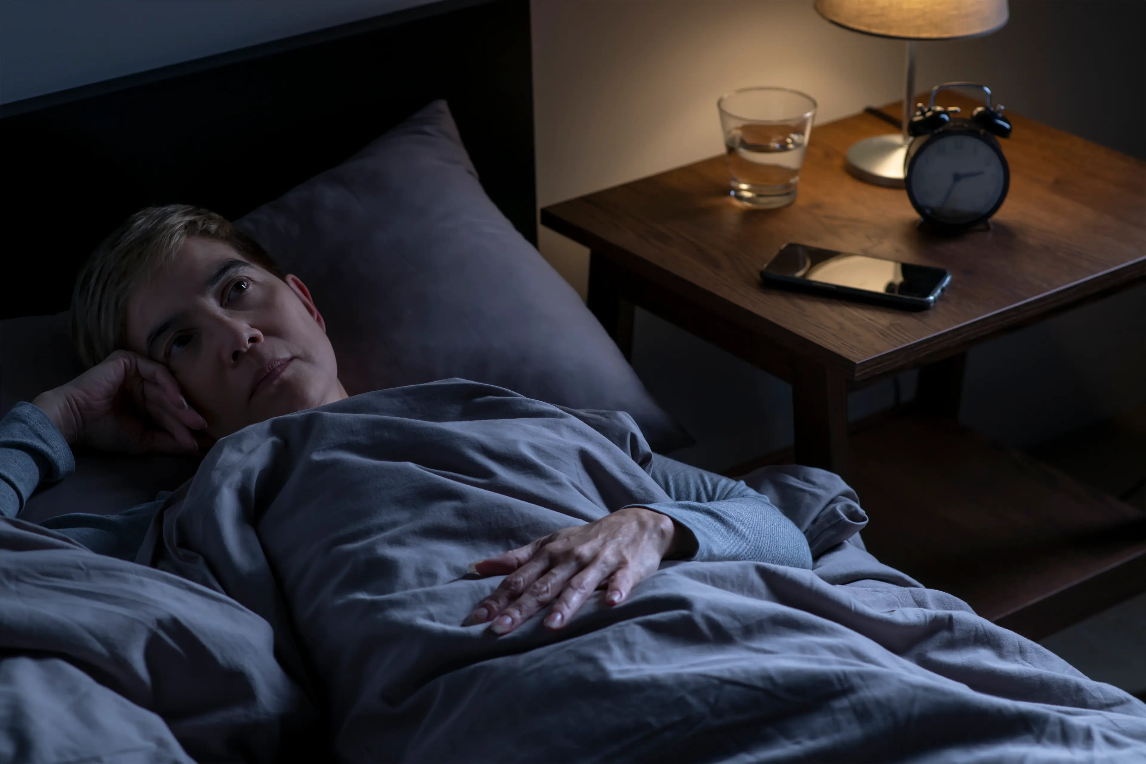 "Should be asleep, can't sleep. This is awful" (Getty Stock Image)