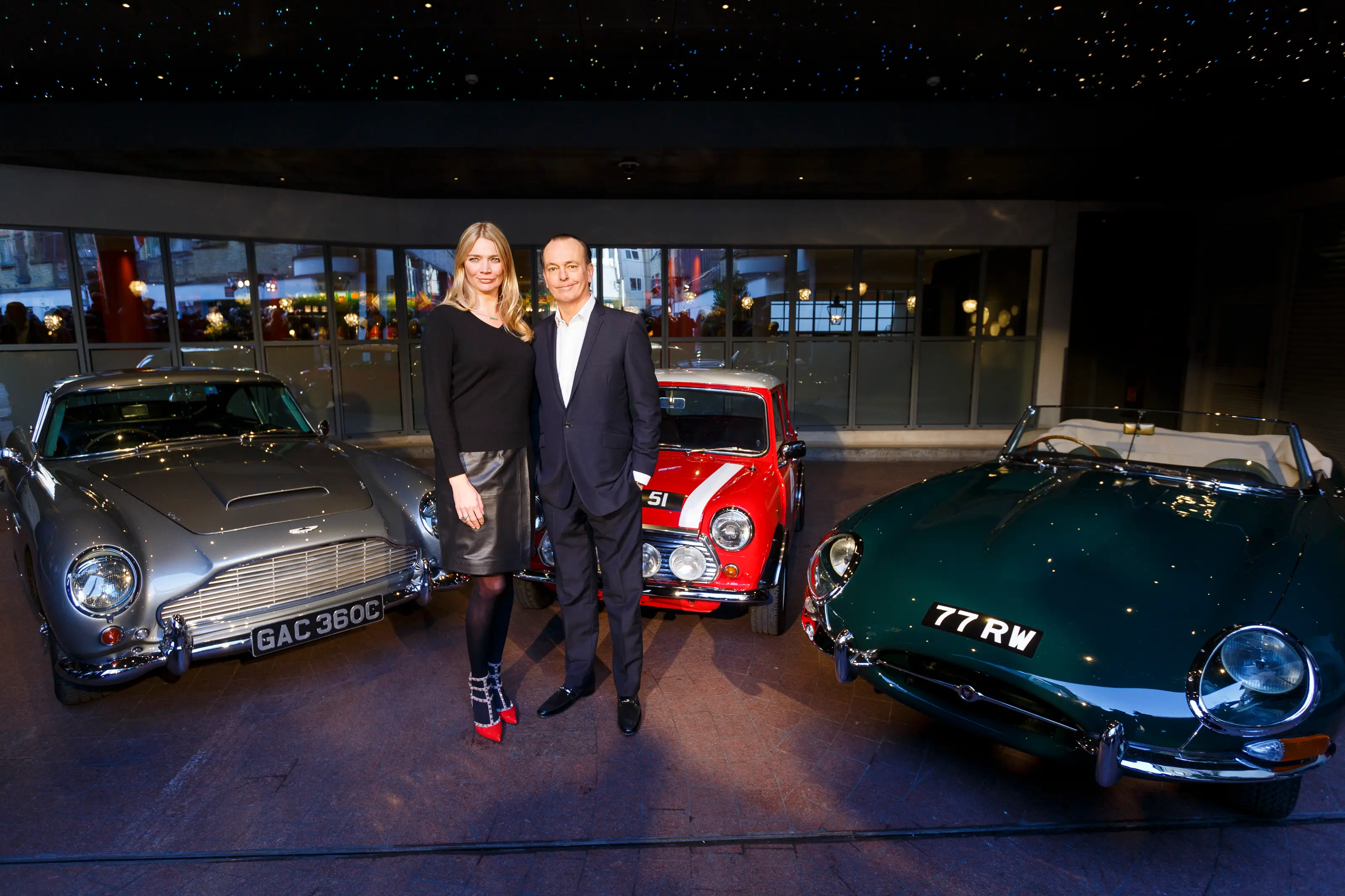He presented Channel 5's Classic Car Show with Jodie Kidd. (Tristan Fewings/Getty Images for The Classic Car Show)