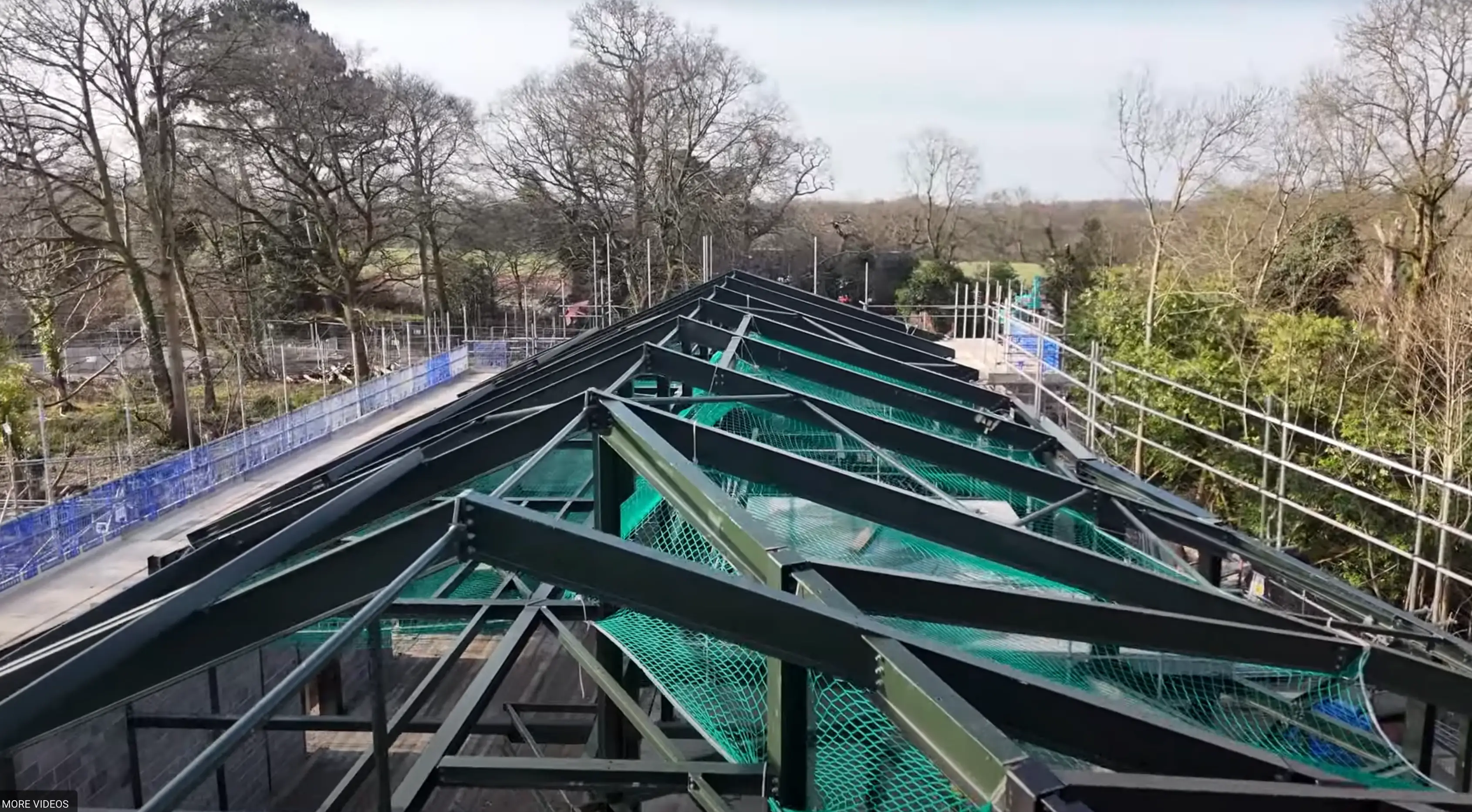 Progress on the new habitat for gorillas from March 2025 (Bristol Zoo Project)