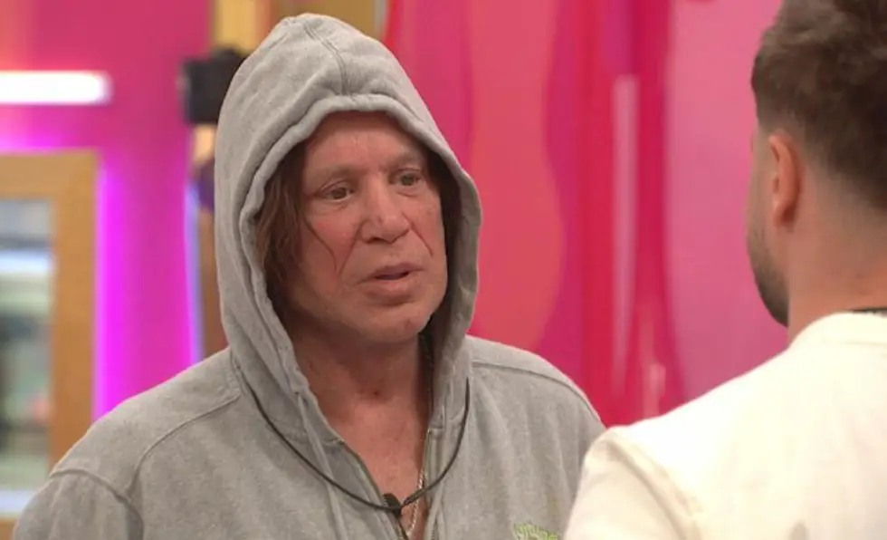 Rourke and Hughes came to a head. (ITV)