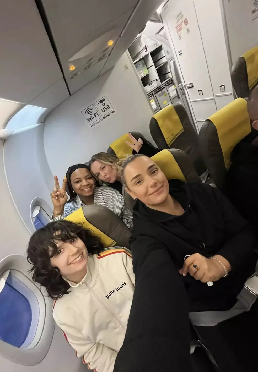 The group flew to Barcelona to celebrate Boret's birthday.