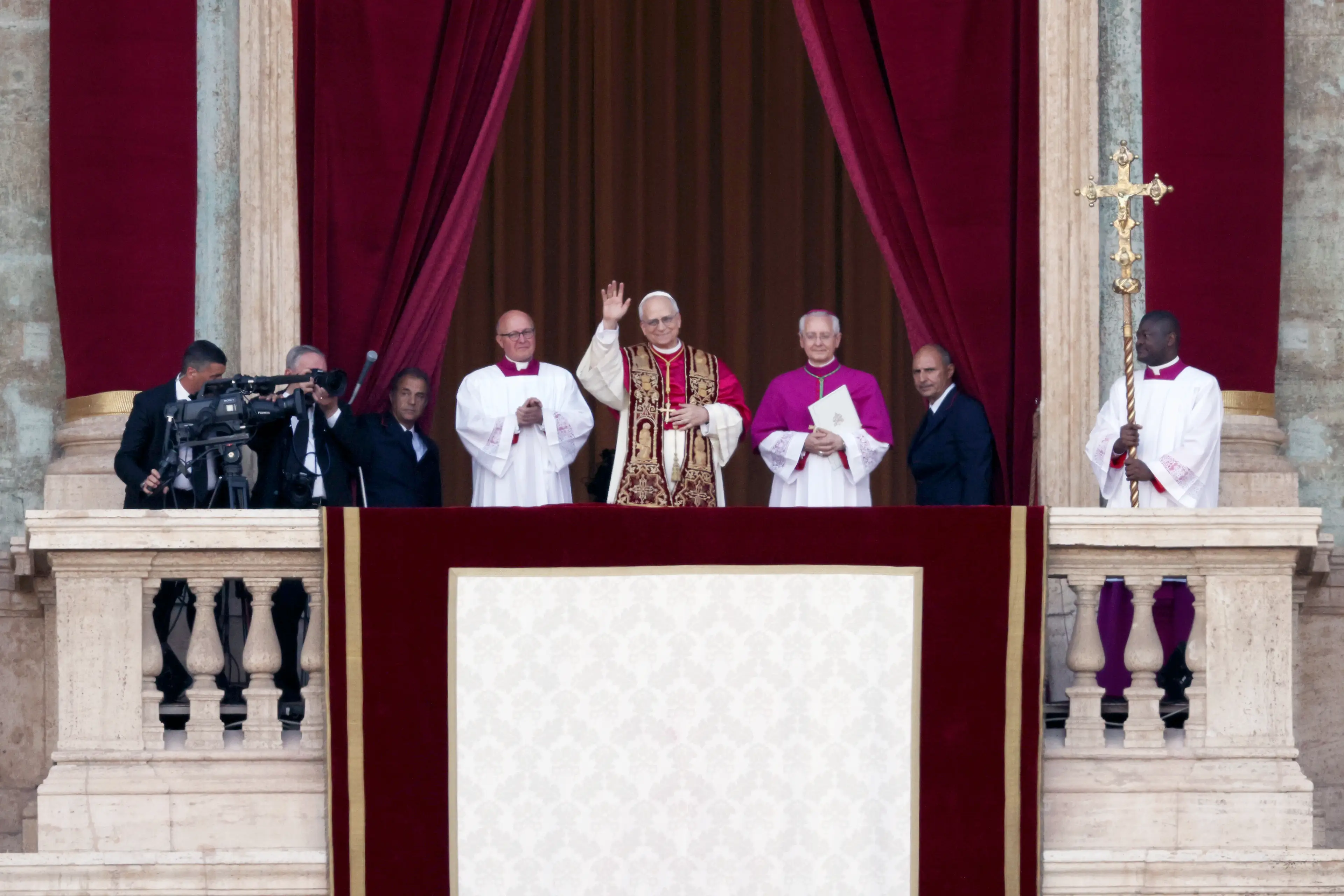 Pope Leo XIV was elected yesterday. ( Dan Kitwood/Getty Images)