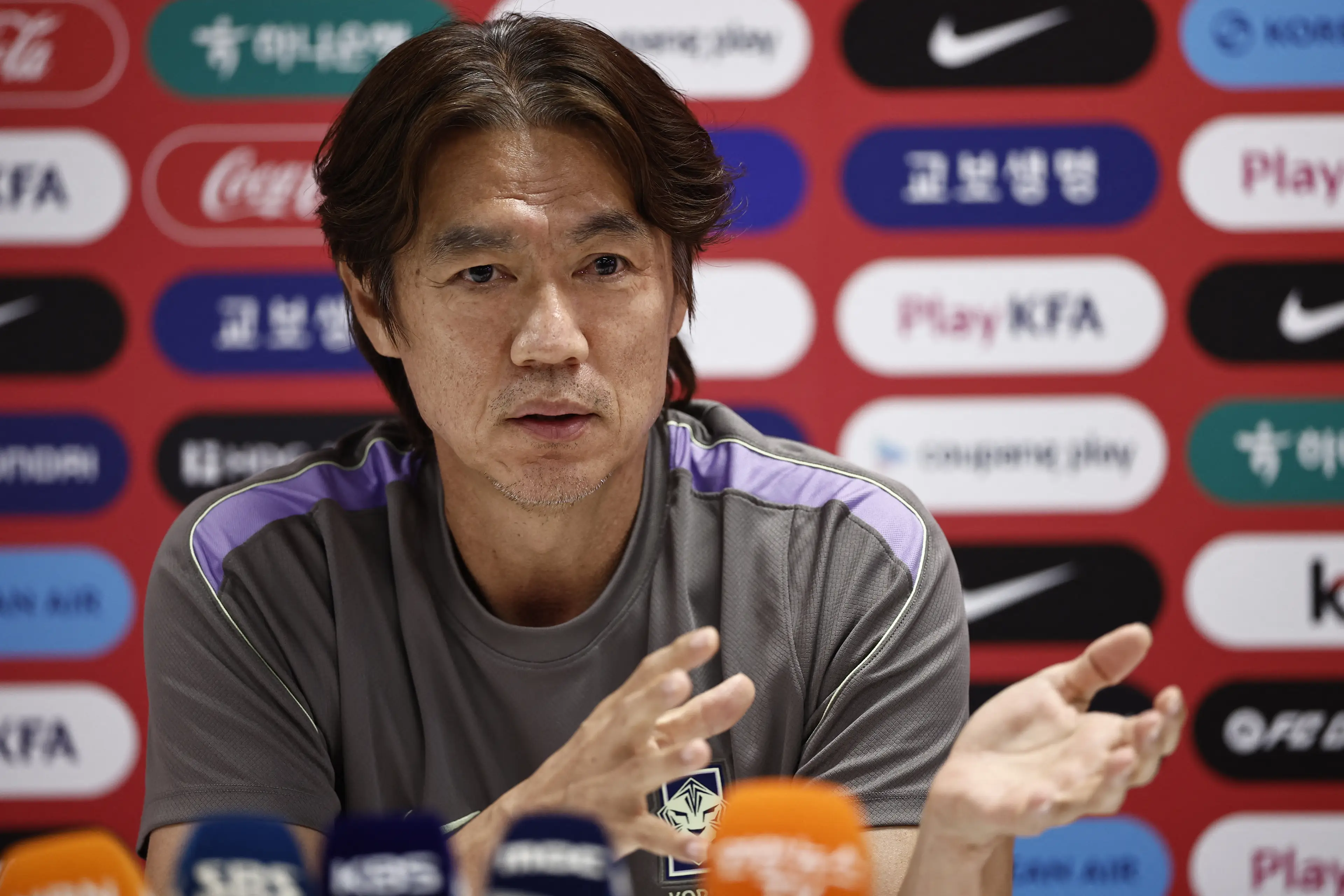 South Korean head coach Hong Myung-bo has resigned (Ulises RUIZ / AFP via Getty Images)