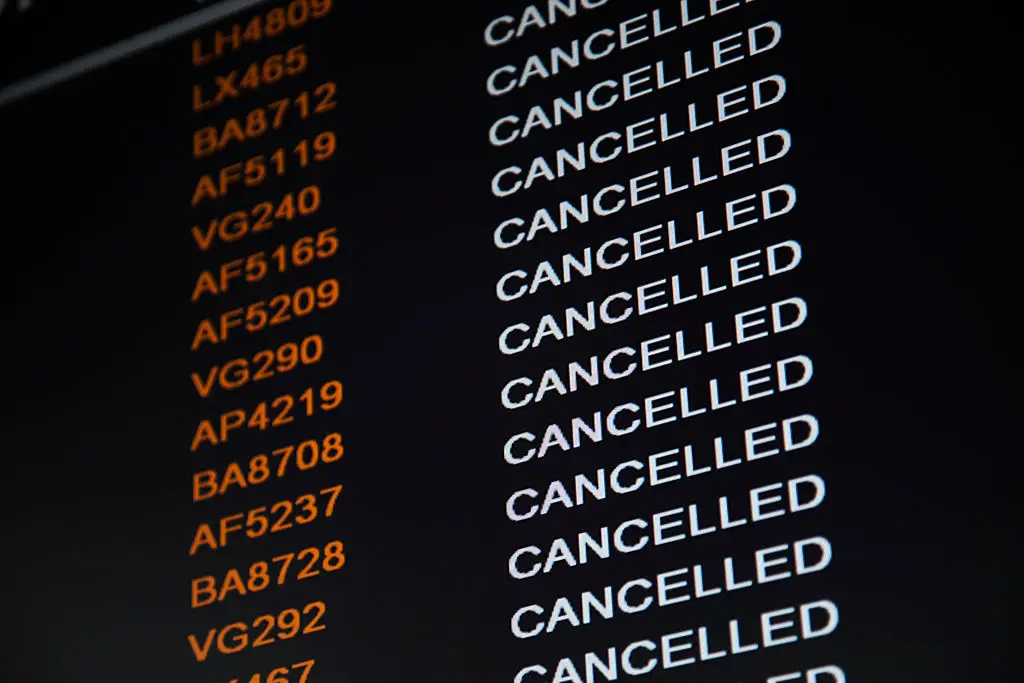 13,000 flights around the world have been cancelled for May, around one percent of global flights (Mike Kemp/In Pictures Ltd./Corbis via Getty Images)