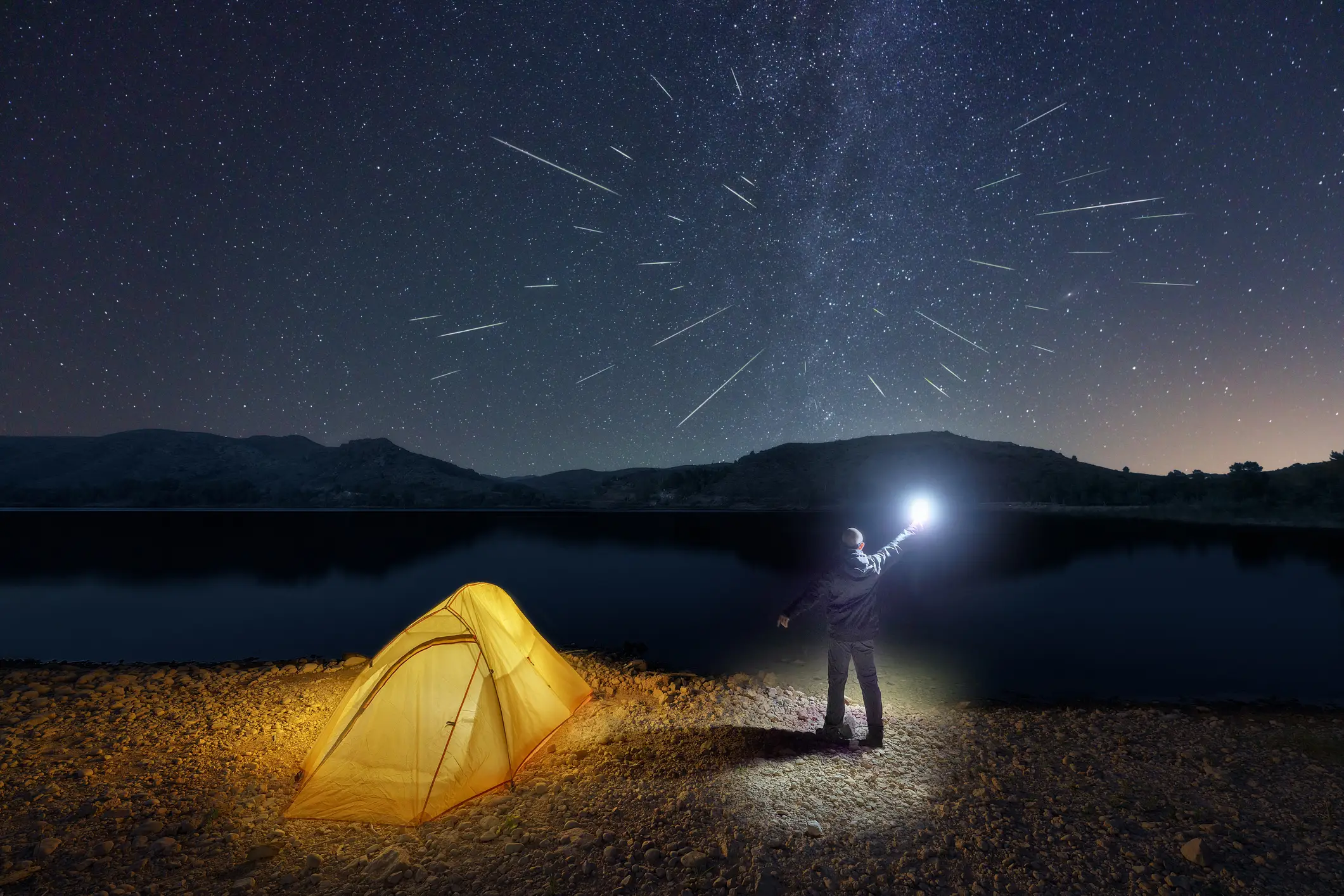 Get ready to be patient if you want to see meteors tonight (Getty Stock Images)