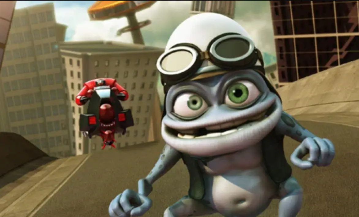 The nonsensical 'music video' for the song went uber viral. (Crazy Frog) 