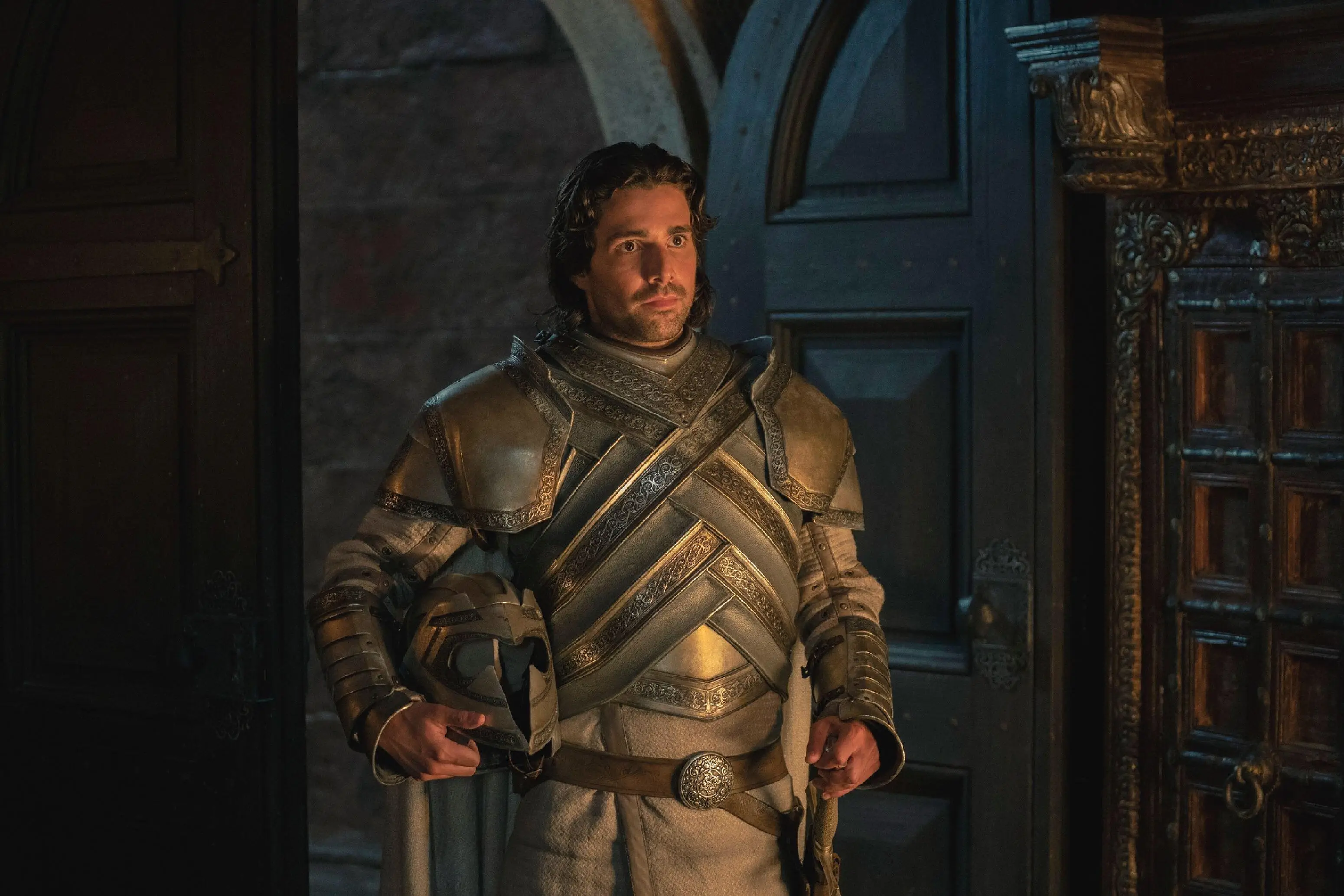 Fabien Frankel as Ser Criston Cole in House of the Dragon.