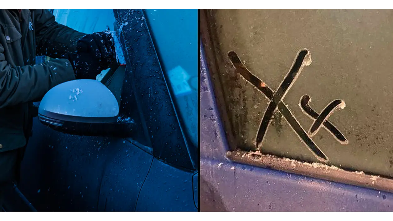 Woman issues warning to anyone who sees 'X' marked on car