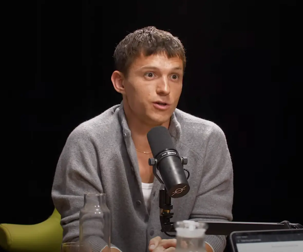 Holland acknowledged that he had an issue with drinking in January 2022 (YouTube/Rich Roll)