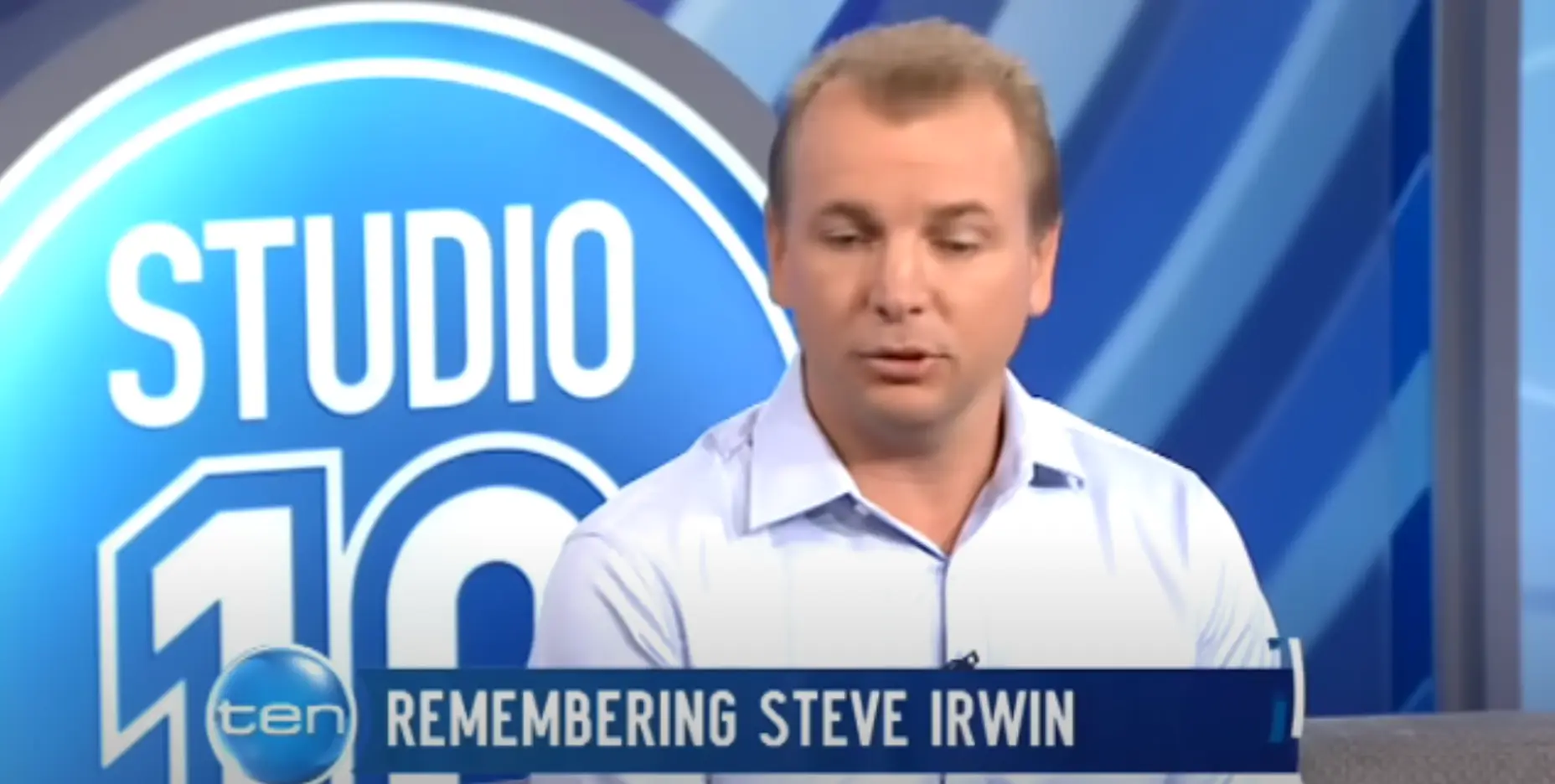 Lyons recalled all the details of Irwin's tragic death (YouTube/Studio 10)