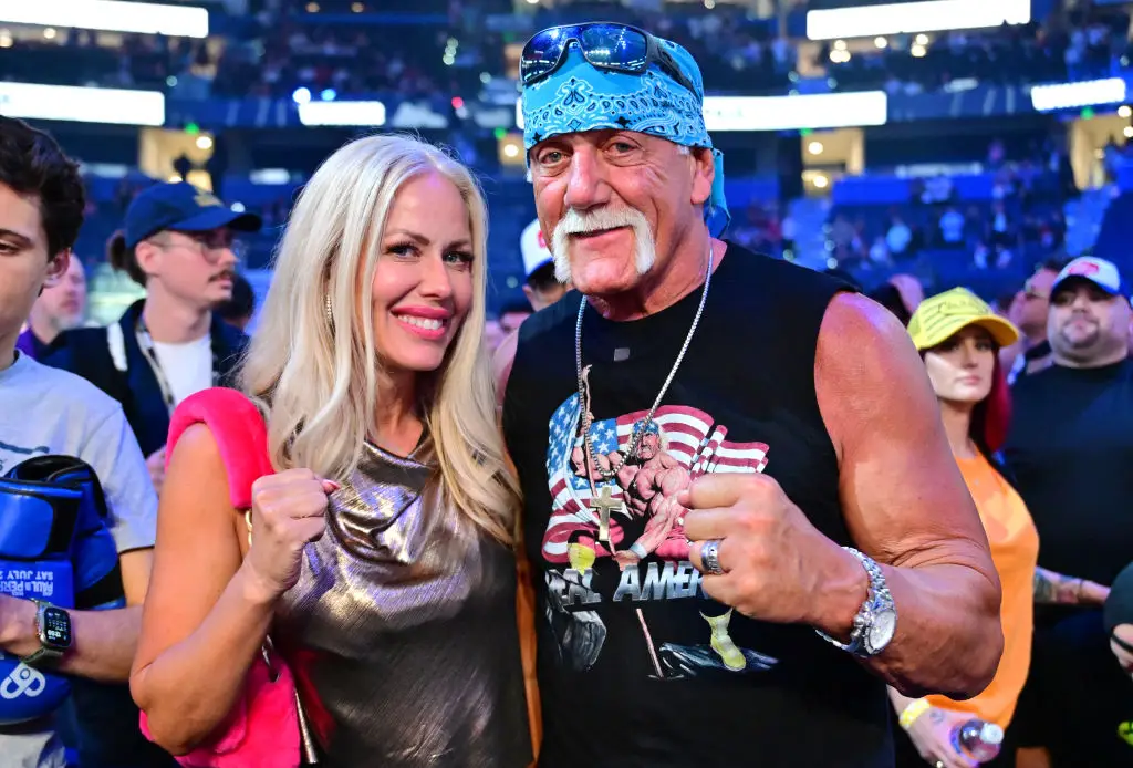 Hulk Hogan's wife Sky Daily is expected to inherit some of his estate (Julio Aguilar/Getty Images)
