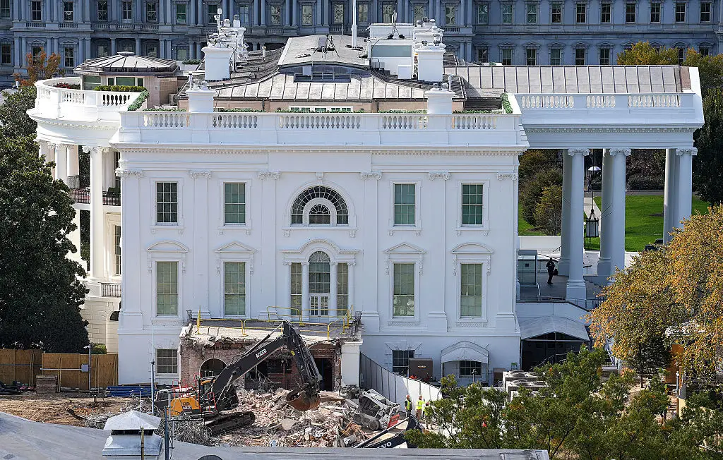 The White House East Wing is no more (Eric Lee/Getty Images)