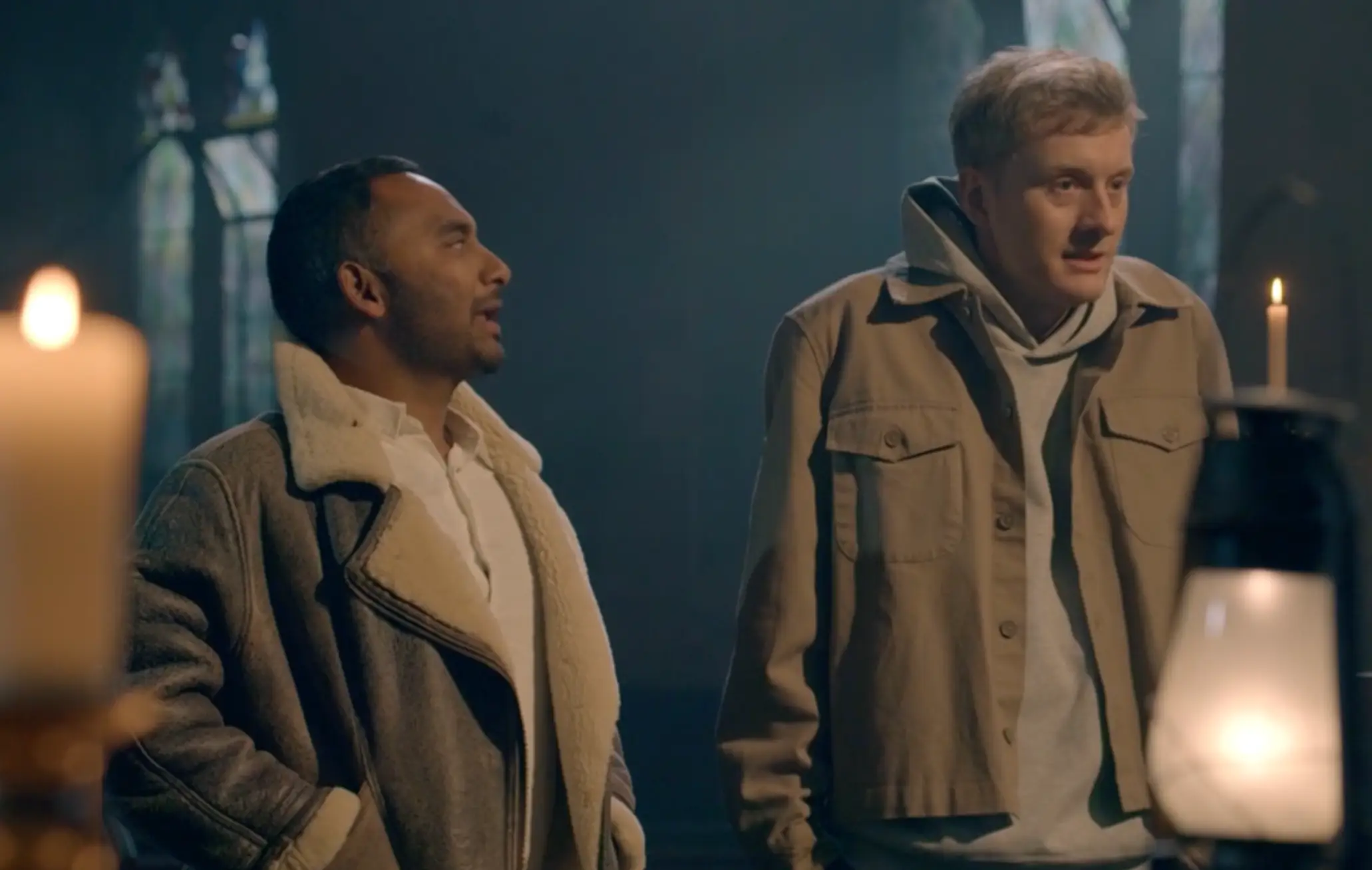 Jams Acaster and Amol Rajan are both options for Traitor, but only one of them is likely to make the cut (BBC)