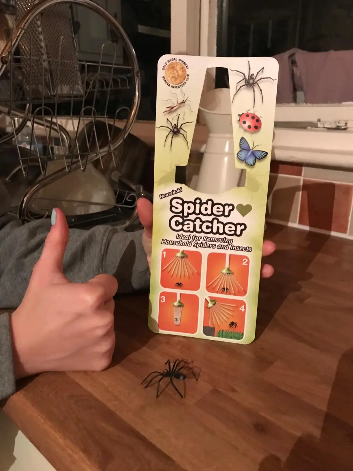 Brits are scrambling to buy a spider catcher this season (Amazon)