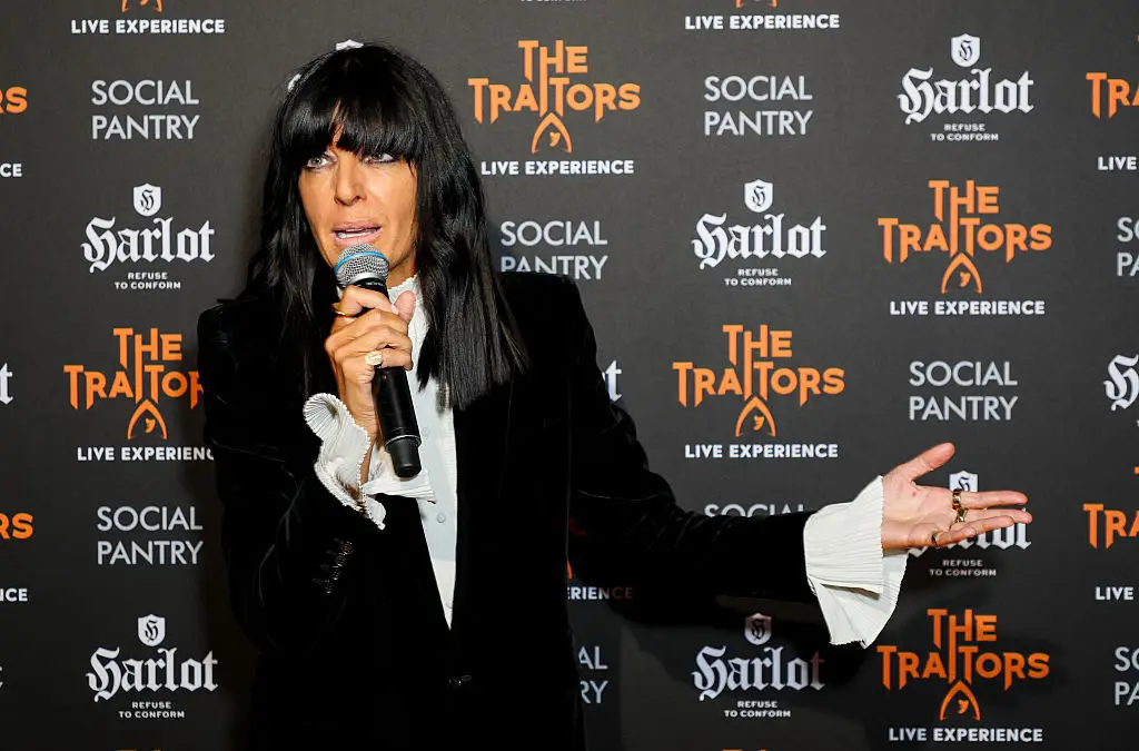Fans picked up on host Claudia Winkleman's spotty audio (Hoda Davaine/Getty Images)