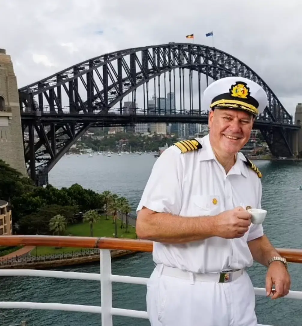 Princess Cruises described him as having made a 'lasting impact on our fleet and our guests' (Facebook/Princess Cruises)