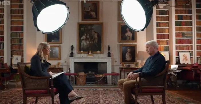The earl say down with the BBC's Laura Kuenssberg on Sunday (BBC)