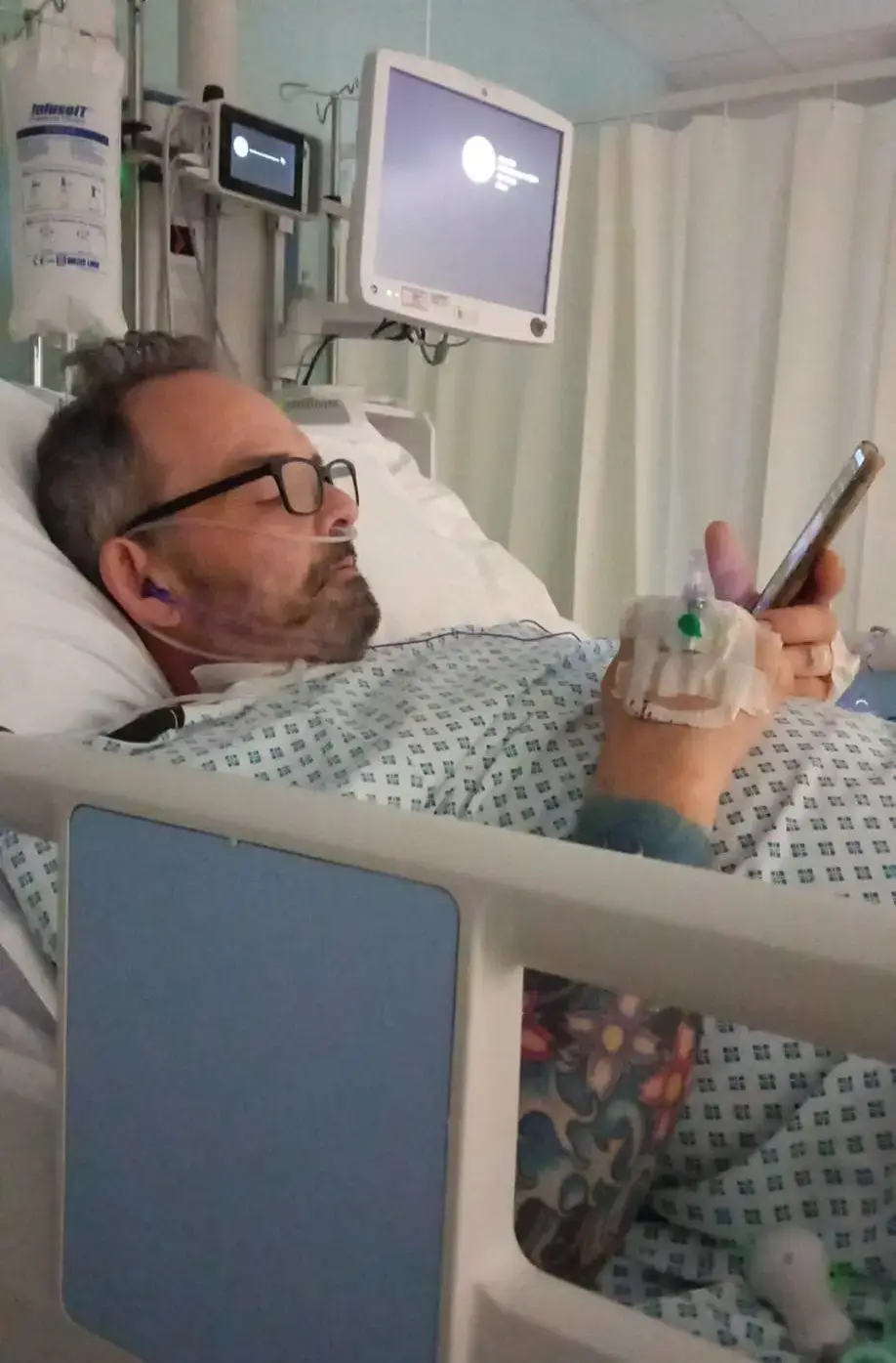 Simon is thankfully now out of hospital (SWNS)