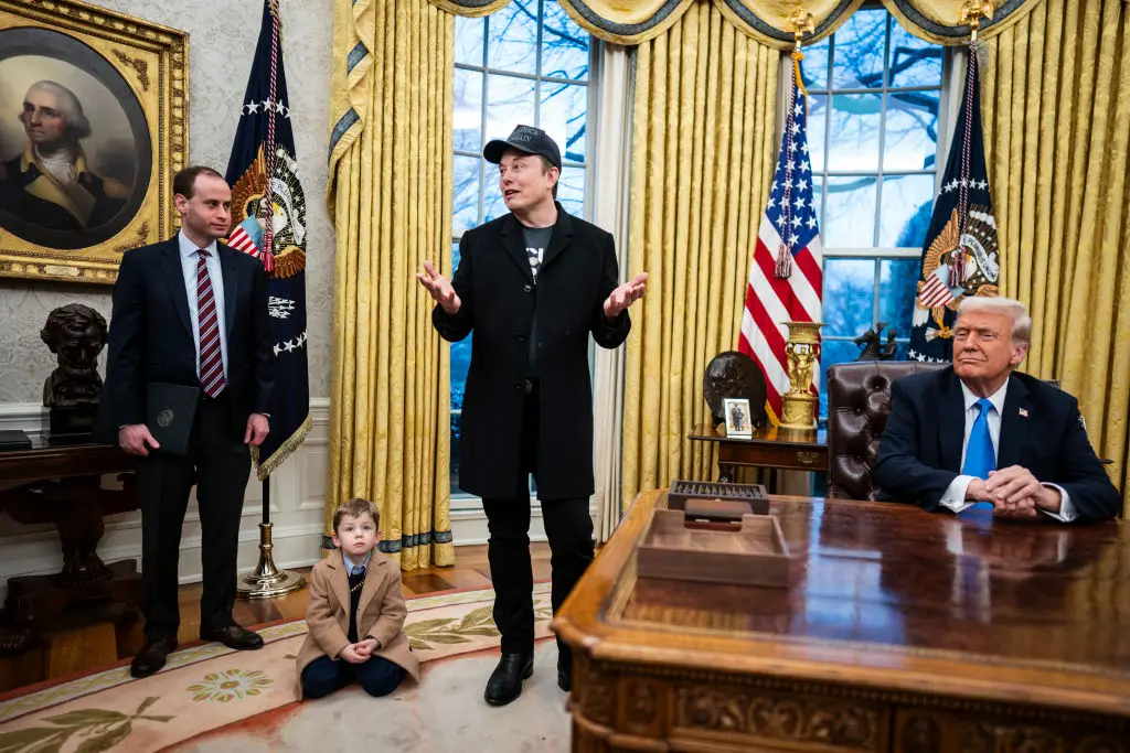 He often parades his son X in front of the cameras (Jabin Botsford/The Washington Post via Getty Images)
