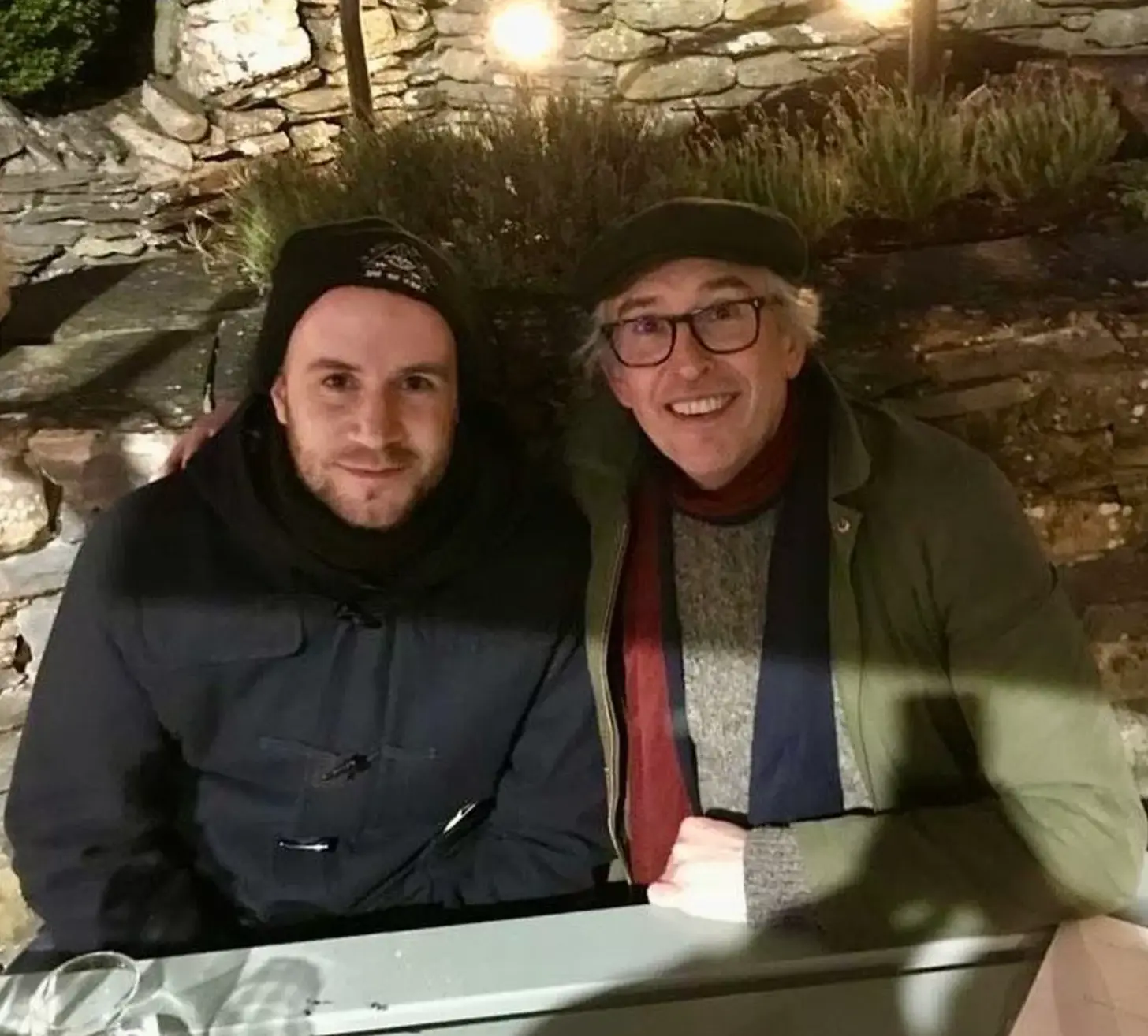 Pete Mackenzie Hodge and Steve Coogan. (Pete Mackenzie Hodge)