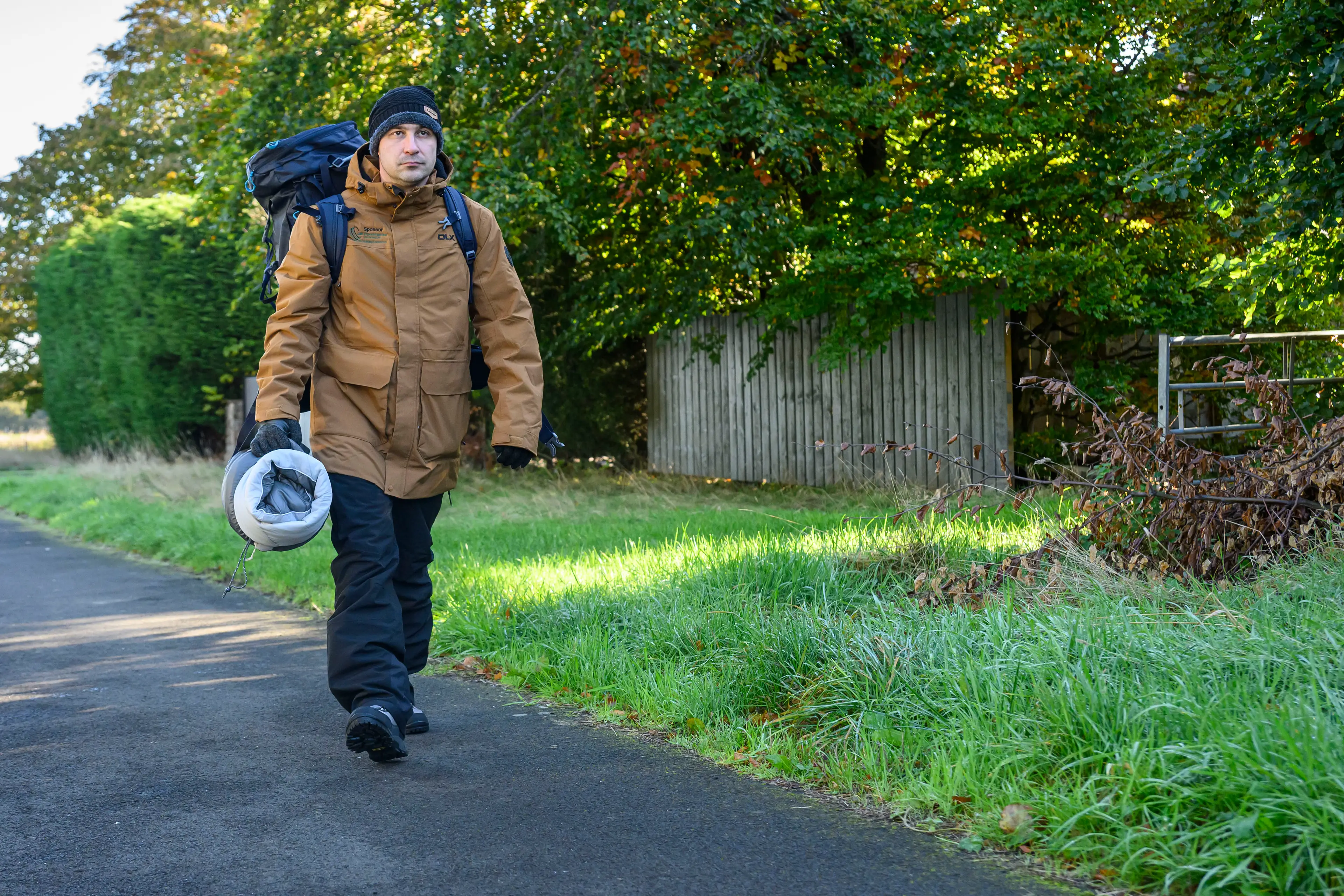 Richie will sleep rough in 26 parts of the UK (Steps to Hope)