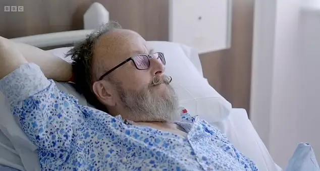 Dave Myers gave fans an insight into his cancer treatment on the Hairy Bikers Christmas special.