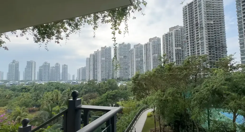 A view from one of the apartments (YouTube/Ben Morris)