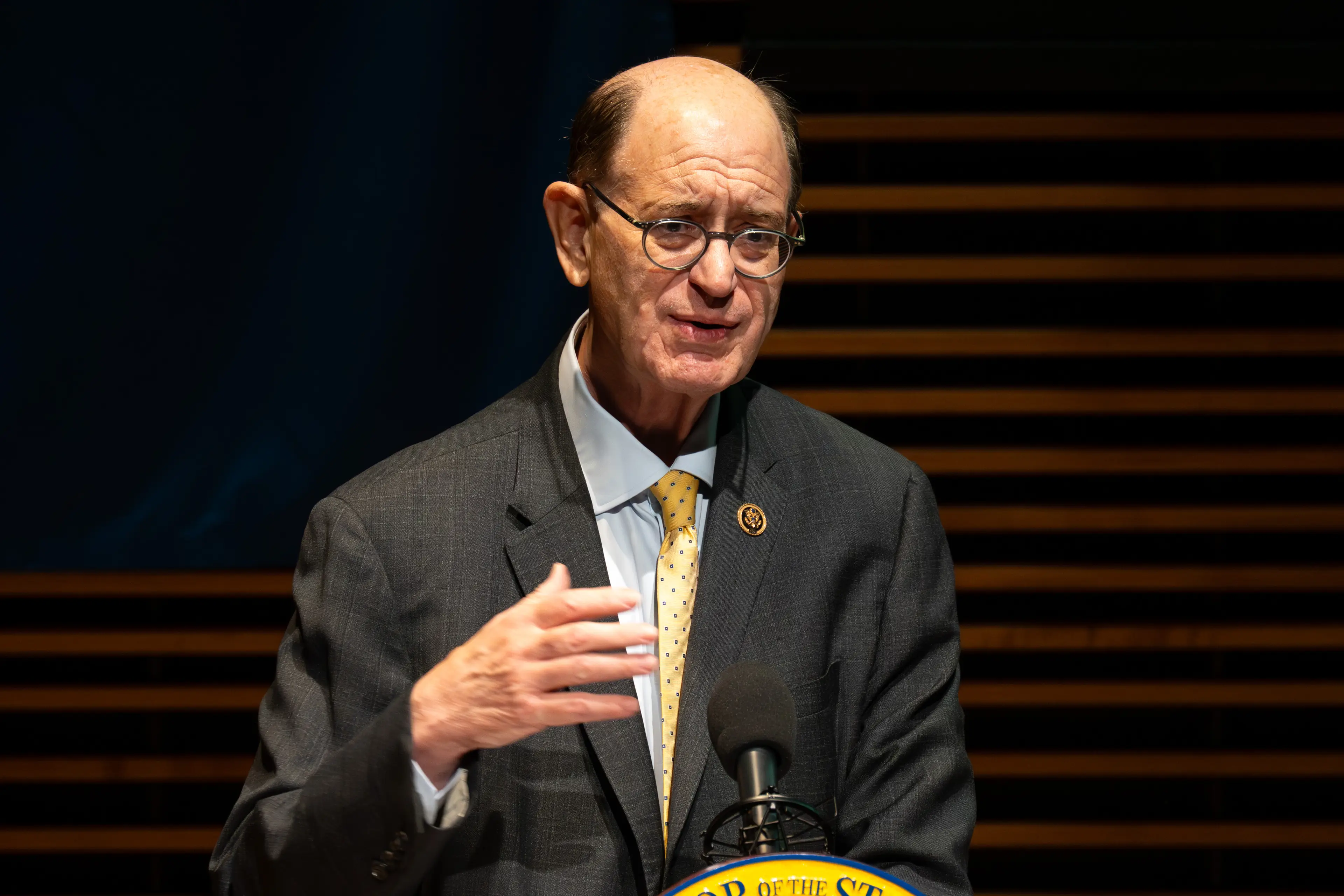 71-year-old Brad Sherman was called out for what was on his screen during a flight (David Crane/MediaNews Group/Los Angeles Daily News via Getty Images)