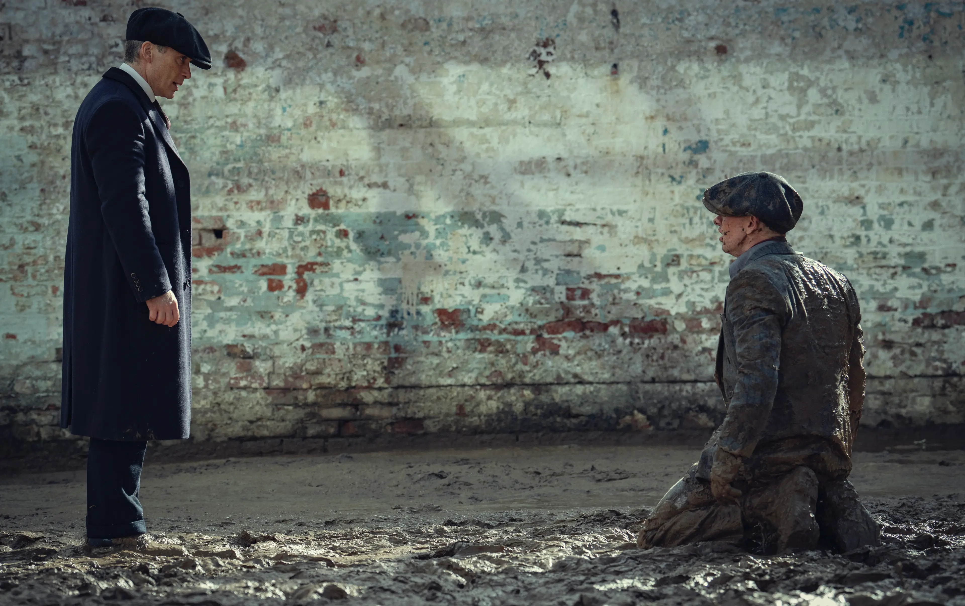 Murphy and Keoghan filmed the mucky fight scene during their first day on set (Netflix)