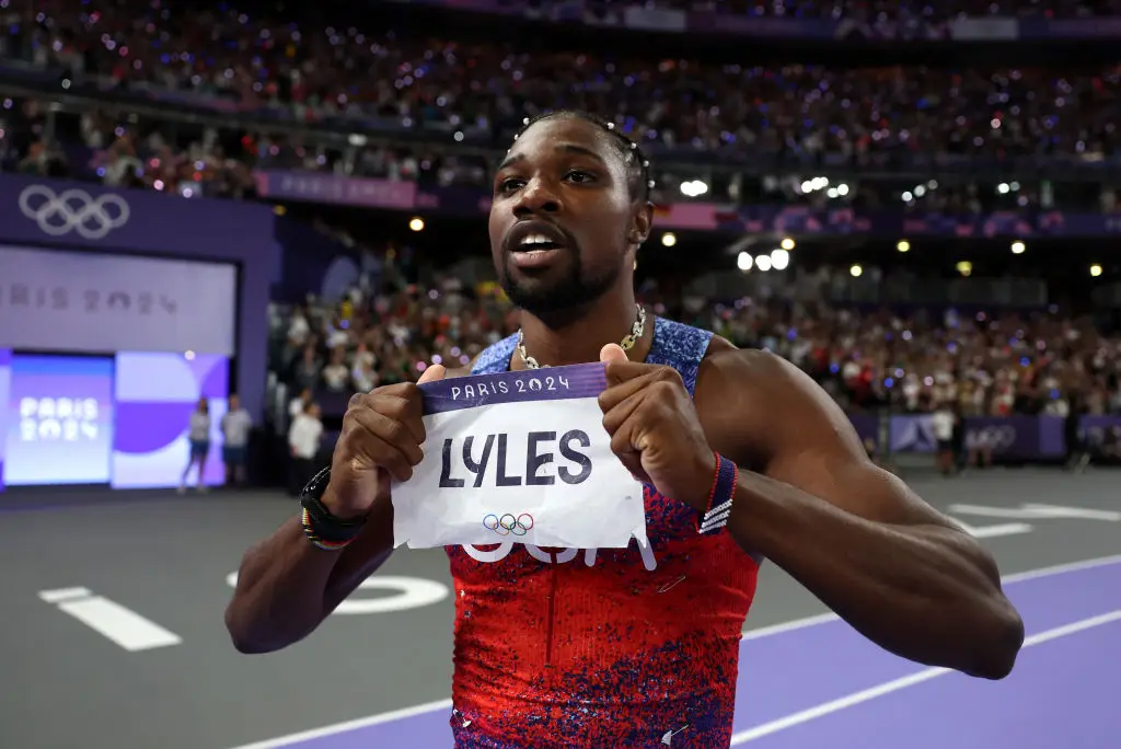 US runner Noah Lyles had an astounding comeback in order to clinch gold. (Cameron Spencer/Getty Images)