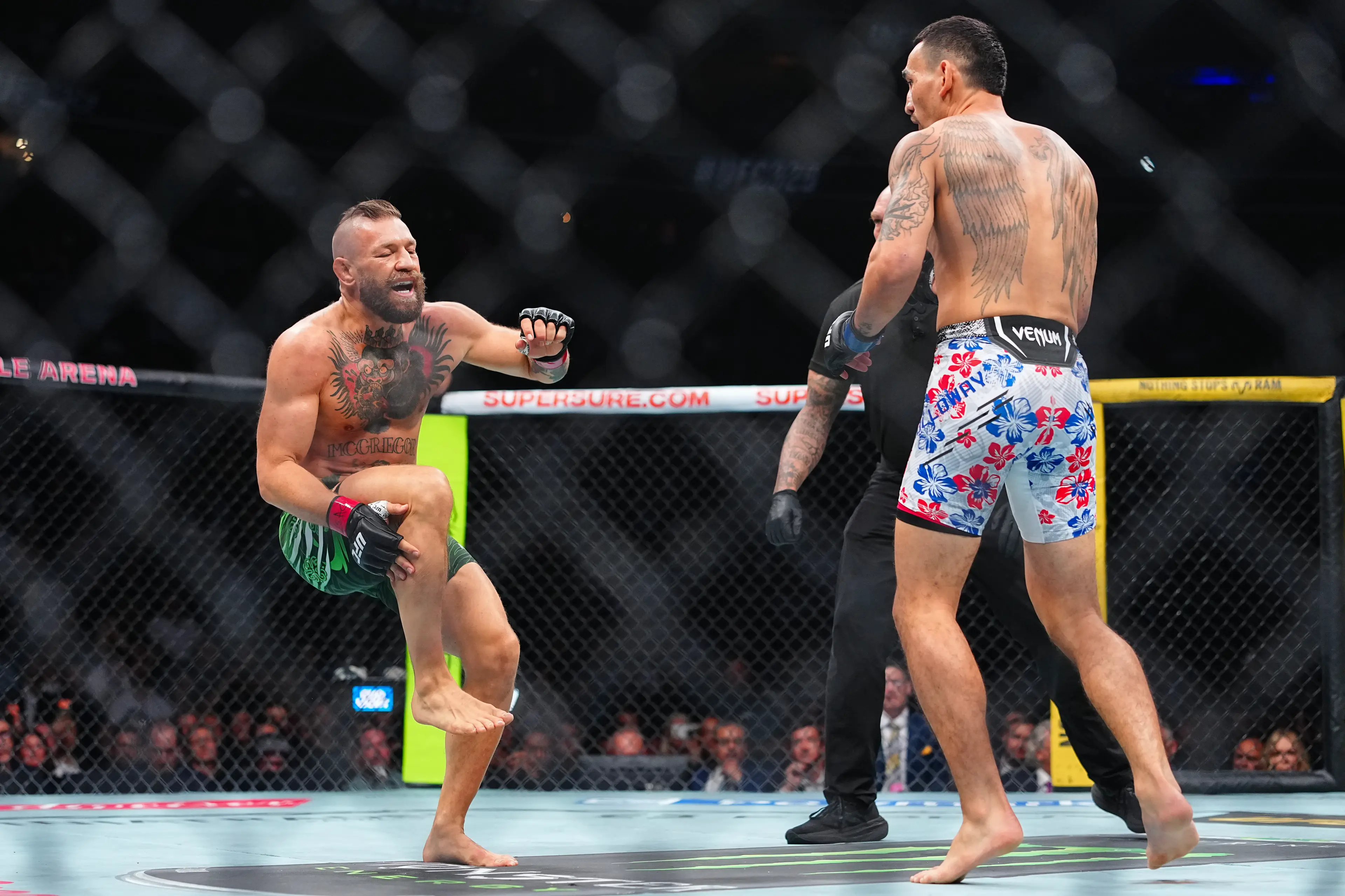McGregor insisted that he did not have any injuries going into the fight (Chris Unger/Zuffa LLC)
