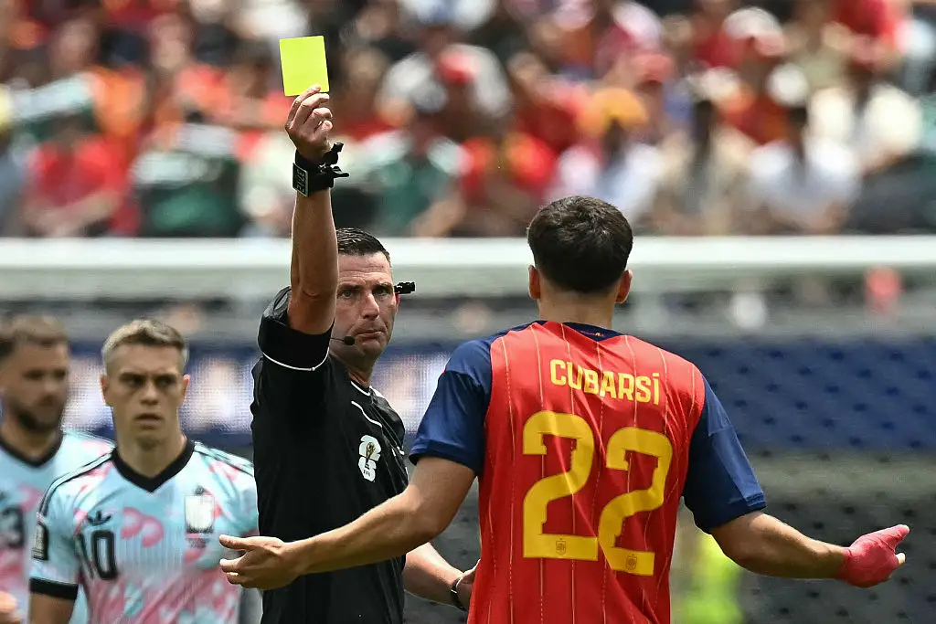 Michael Oliver will not officiate any further World Cup games (Paul ELLIS / AFP via Getty Images)