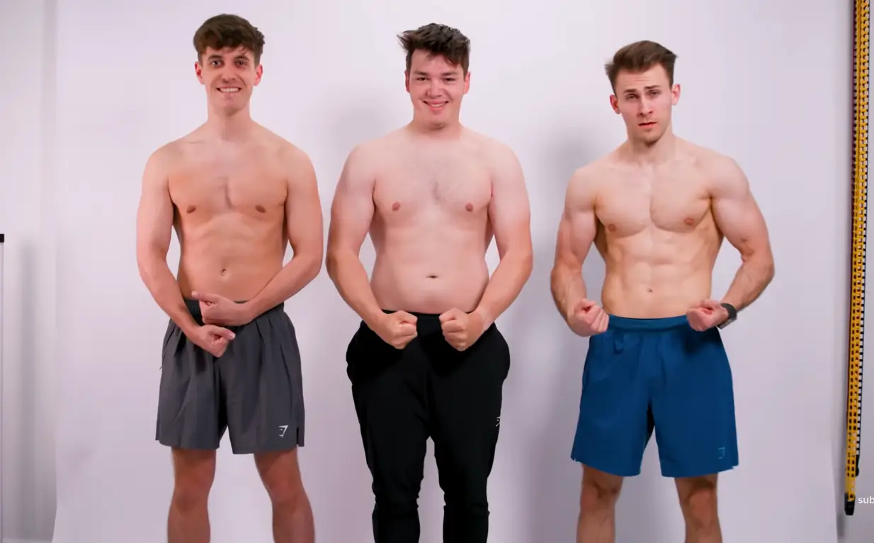 Enzo, Jorg and Arjen 15 days into the challenge (YouTube/Browney)