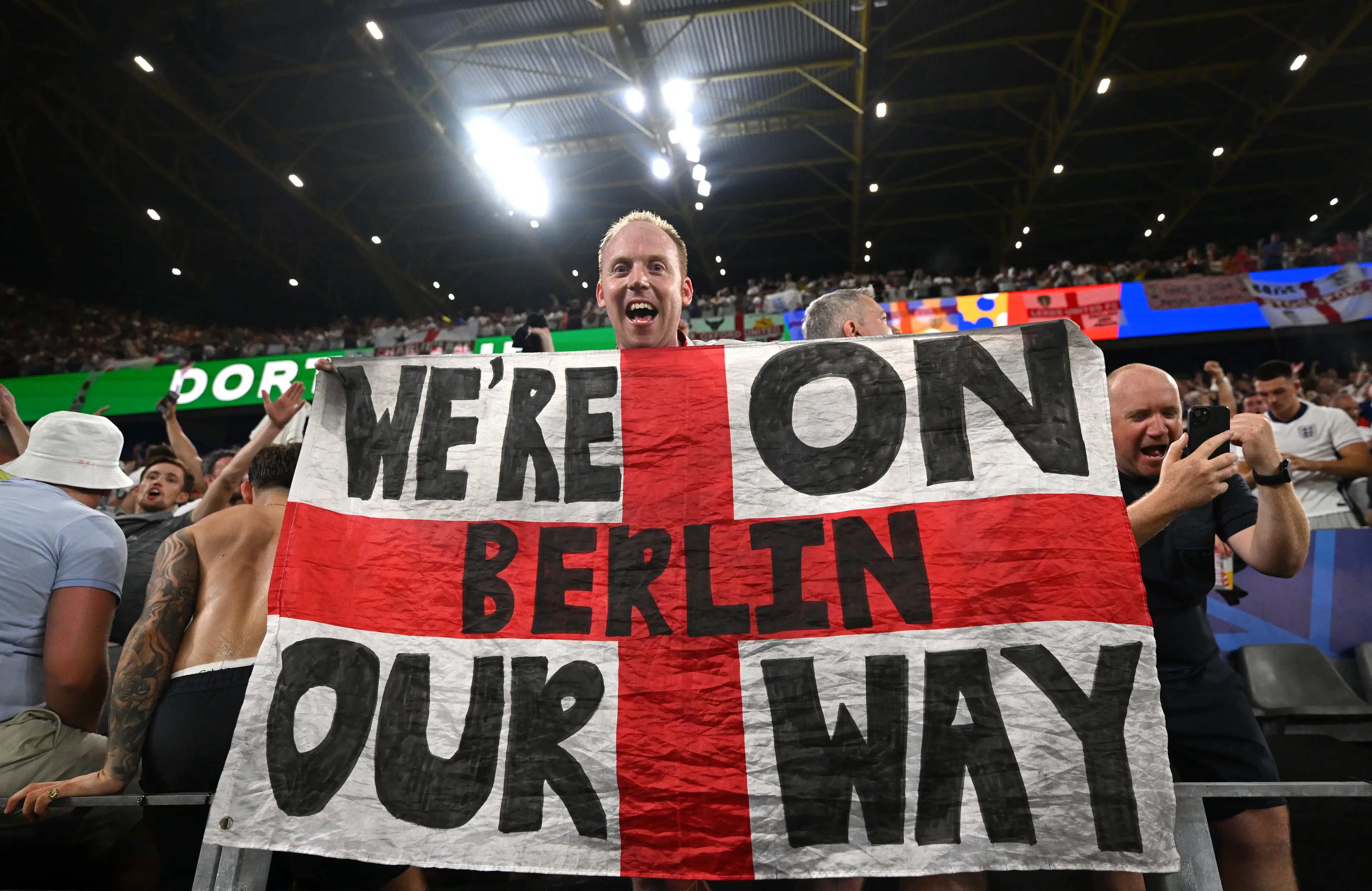 Pubs are expecting to sell some 10 million pints more than normal thanks to the Euro 2024 final. (Stu Forster/Getty Images)