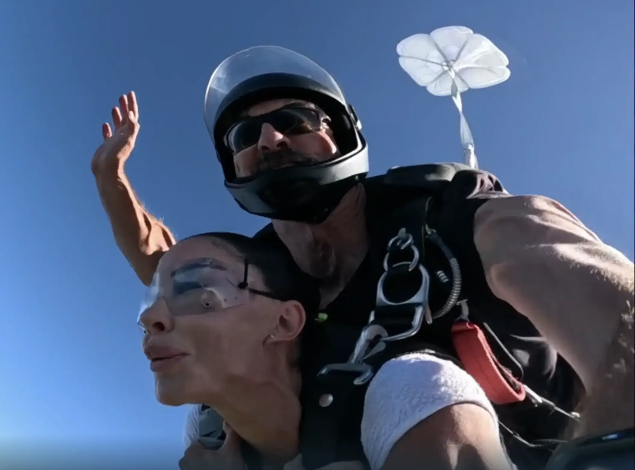 Notice the presence of someone else here making sure she's fine at all times while doing this? That's why she could do this while being exempt from certain trials. (ITV)