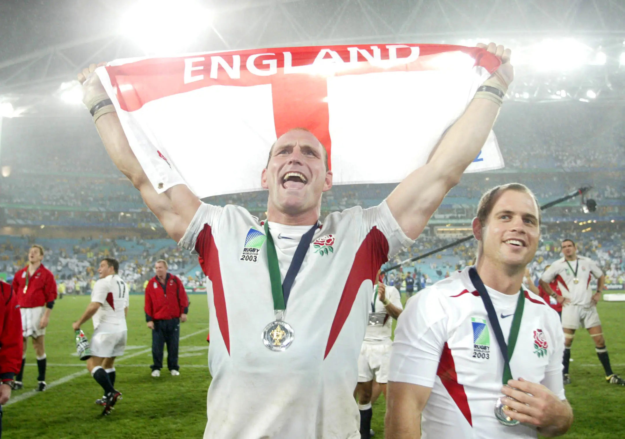 Lawrence Dallaglio with his 2003 Rugby World Cup medal (David Davies/PA Wire)