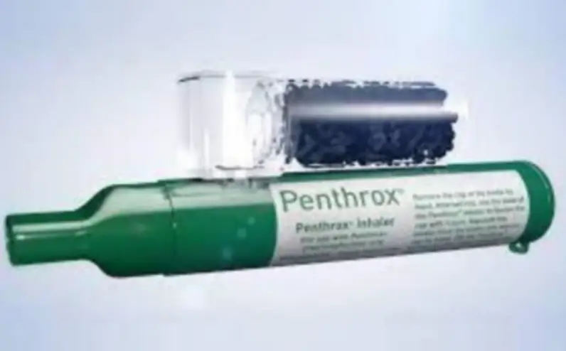 A Penthrox inhaler is often referred to as a 'green whistle' (NHS)