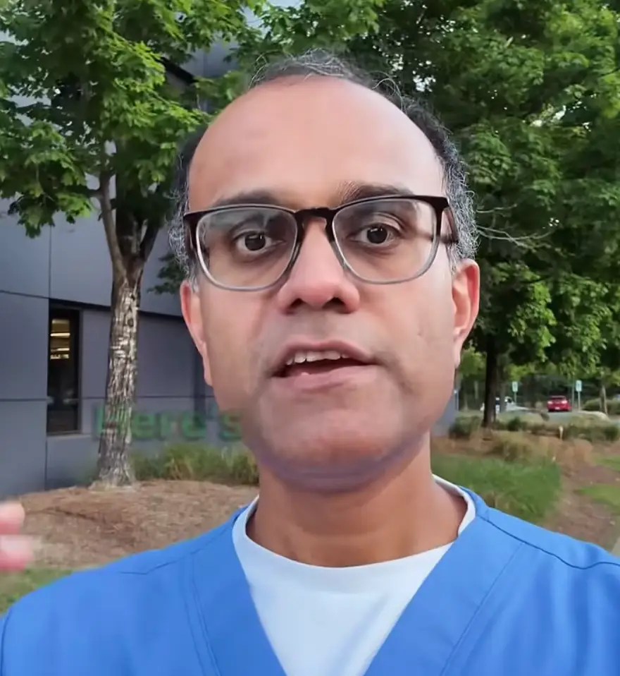 Dr Neal K. Shah wants everybody to stare at the sun to retain their cognitive sharpness way into their winter years (YouTube/@nealkshah)