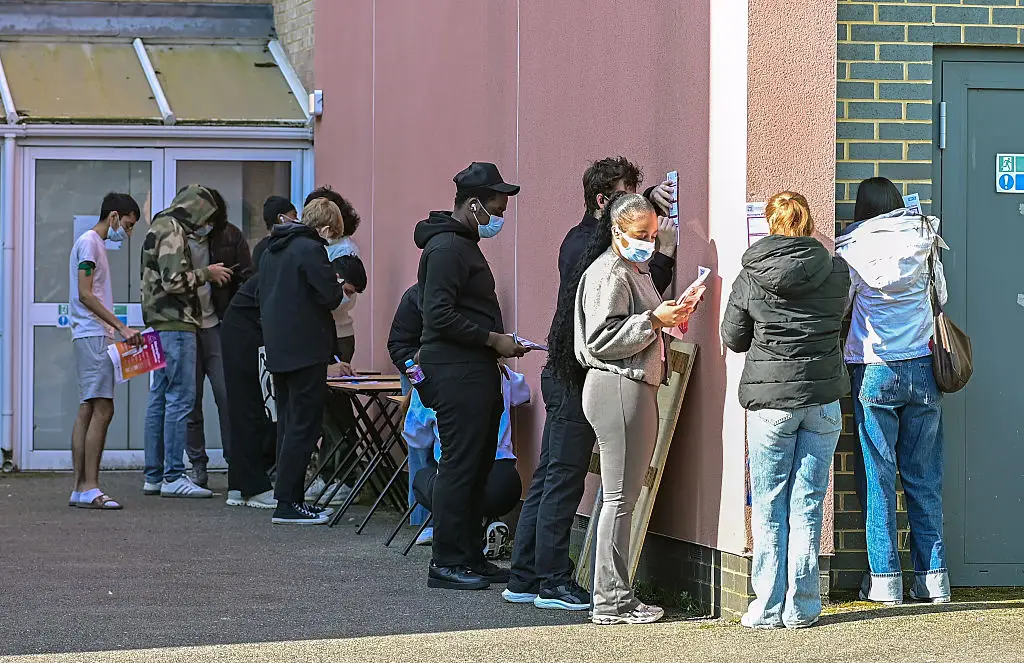 A vaccine rollout has since begun in Canterbury (Stuart Brock/Anadolu via Getty Images)