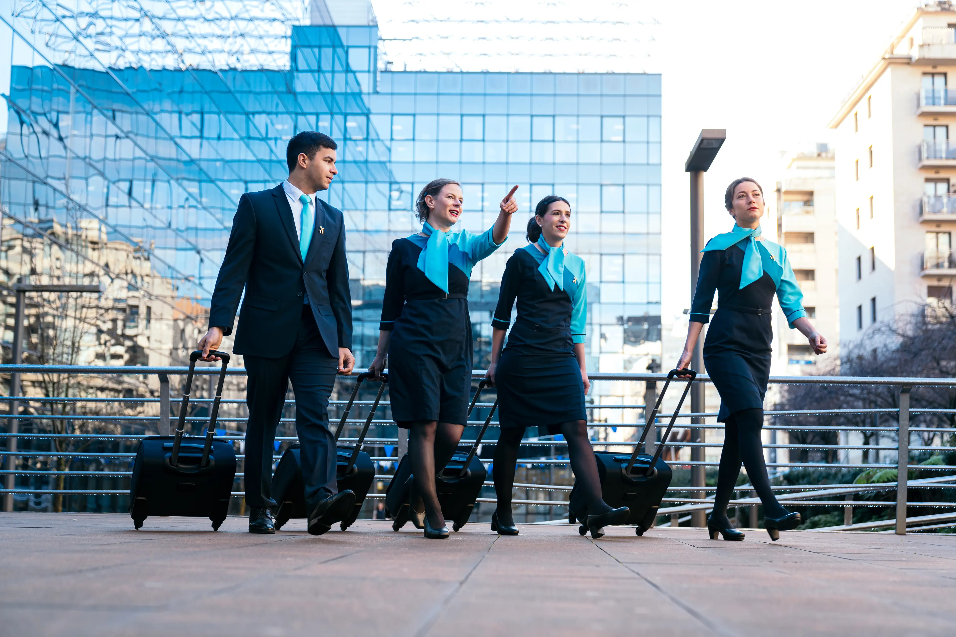 "That's the hotel we'll be staying in during our stopover, we call that the funhouse." (Getty Stock Image)