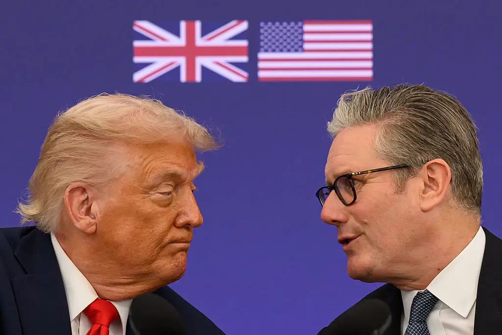 Trump wrote that the UK was 'our once Great Ally' (Leon Neal/Getty Images)